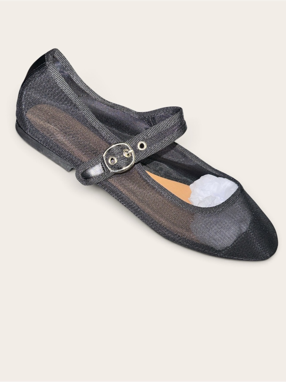 NIB Weeboo Black Mary Jane Ballet Flats with Buckle Strap. W SZ 9